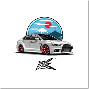 evo 10 white / evox Posters and Art